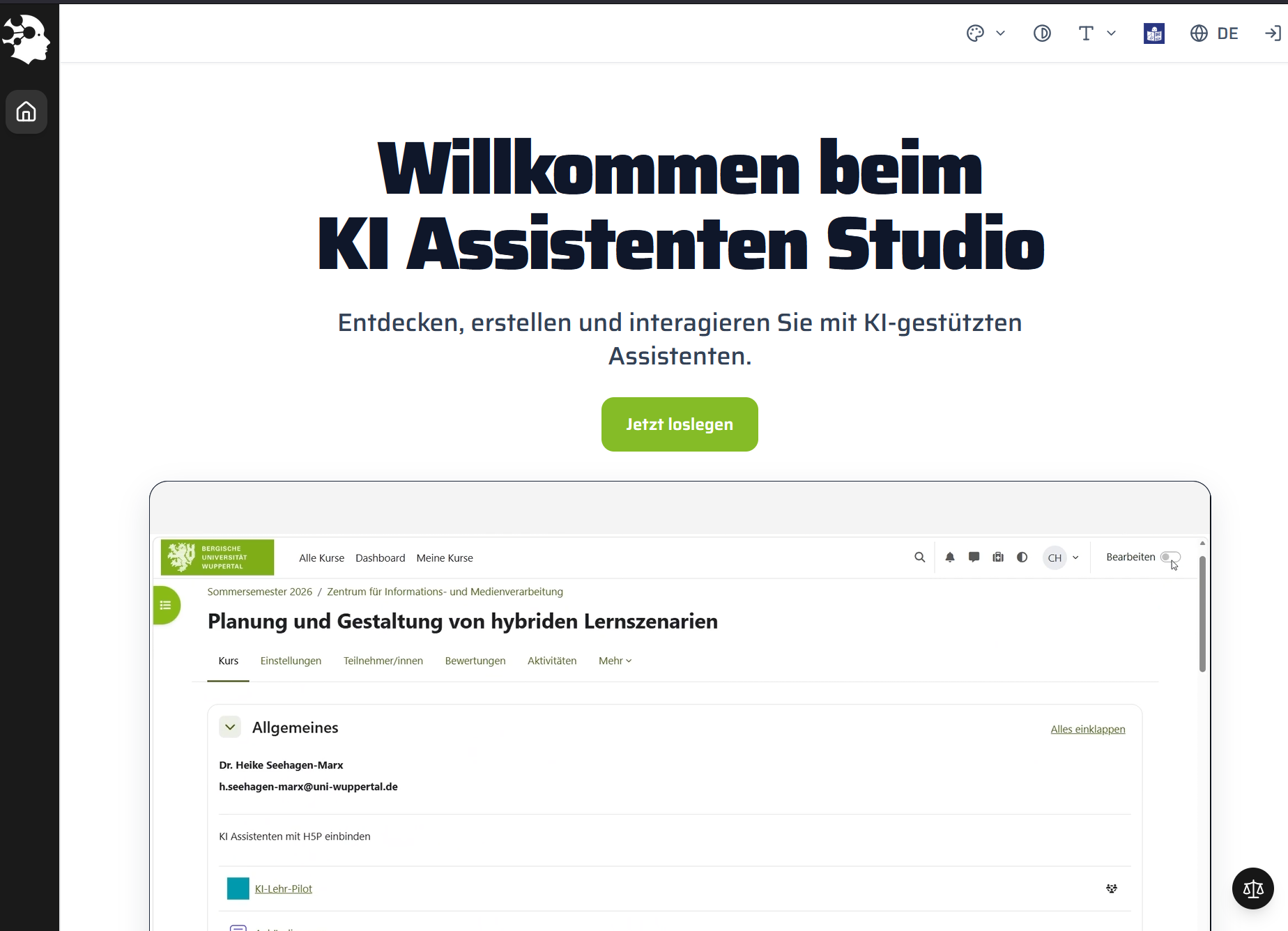 KI Assistenten Studio